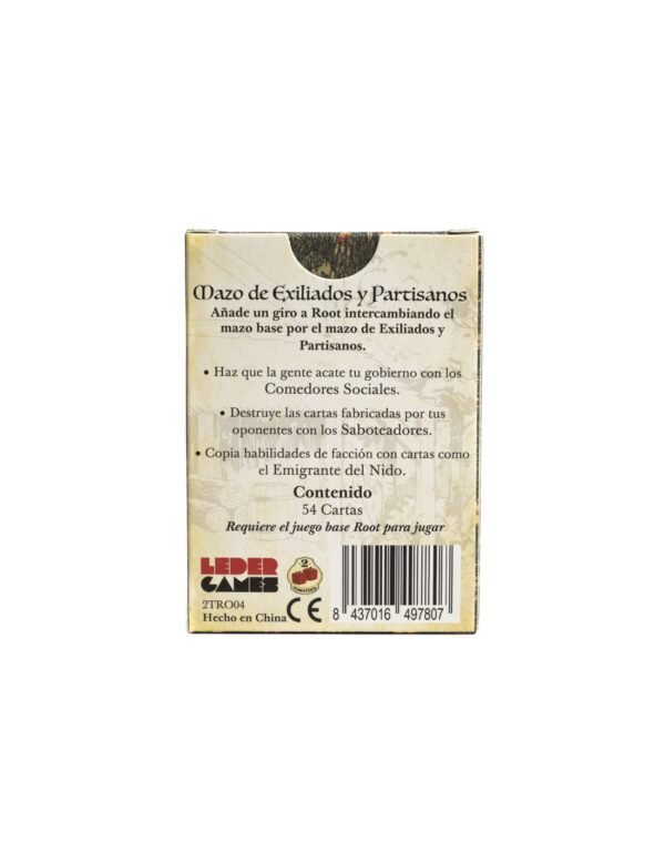 Root: Pack cartas de Exiliados y Partisanos - Imagen 3