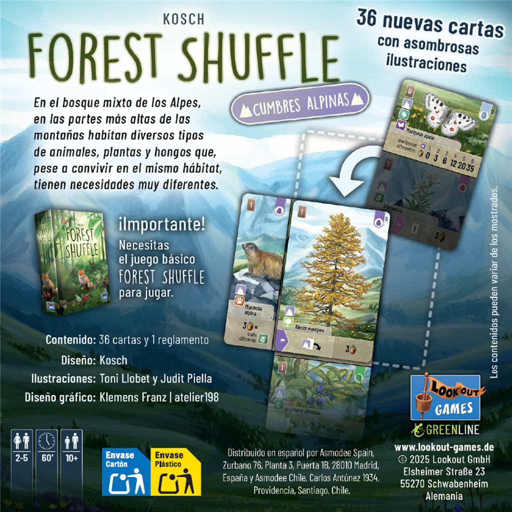 Forest Shuffle: Cumbres Alpinas - Imagen 3